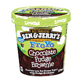 Ben & Jerry's&nbsp;Low Fat Frozen Yogurt&nbsp;Chocolate Fudge Brownie Full-Size Picture